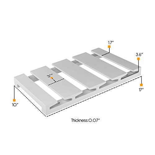 Rustic State Eze 4 Sectional Adjustable Under Cabinet Mount Wood Stemware Rack Hanging Shelf Glassware Holder Bar Organizer With Up To 12 Wine Glass Storage 10 Inch Deep White #TOP4