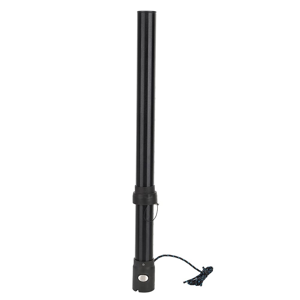 Windsurfing Mast Extension Rod 45cm with Pin and Collar Adjustment System, Aluminum Alloy + Nylon Material, Lightweight and Durable, Suitable for SDM Standard Mast