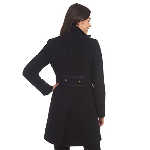 Fleet Street Ltd. Women's Wool Casmere Walker Jacket with Belt Detail3