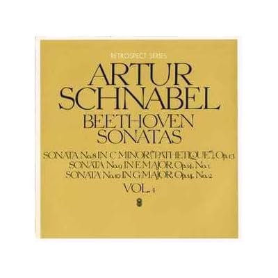 Artur Schnabel, Beethoven* &lrm;&ndash; Sonatas / Sonata No. 8 In C Minor ("Pathetique"), Op. 13 / Sonata No. 9 In E Major, Op. 14, No. 1 / Sonata No. 10 In G Major, Op. 14, No. 2. Label: W.R.C.3139 Vol. 4 LP