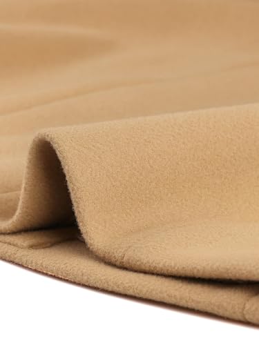 Image of Allegra K Women's Winter Classic Overcoat with Pockets Single Breasted Coat | Soft pea coat, Fully lined outerwear, Trendy, Fall office peacoat, Warm casual holiday everyday wear,