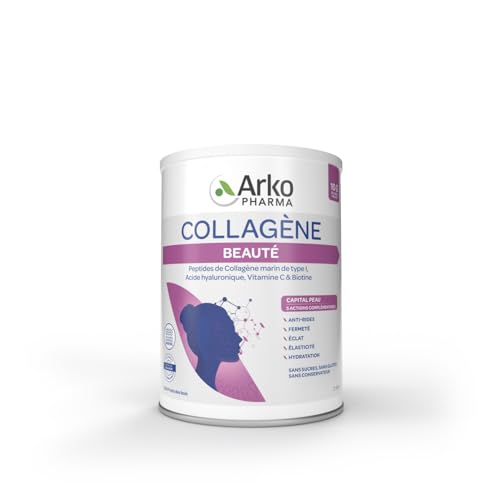 Arkopharma - Collagène Beauté 260 g | Peau - Rides - Élasticité - Fermeté - Éclat - Hydratation | 260 g
