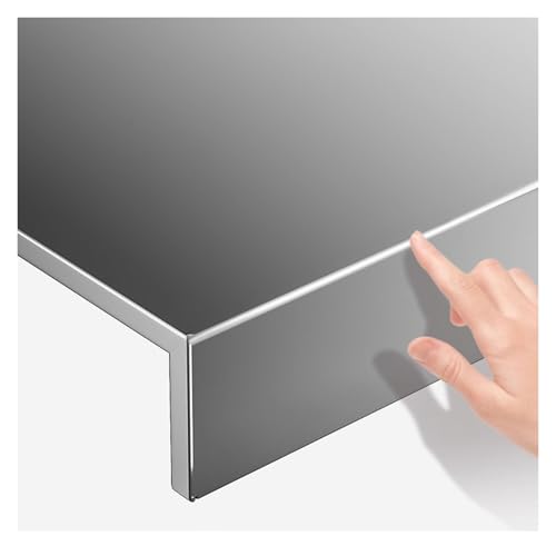 QSTGX Cubre Encimera Acero Inoxidable Tapa para Cocina de Gas No Requiere Instalación con Alfombrilla Antideslizante para Encimeras, Fregaderos Y Autocaravanas(50x80x9cm)
