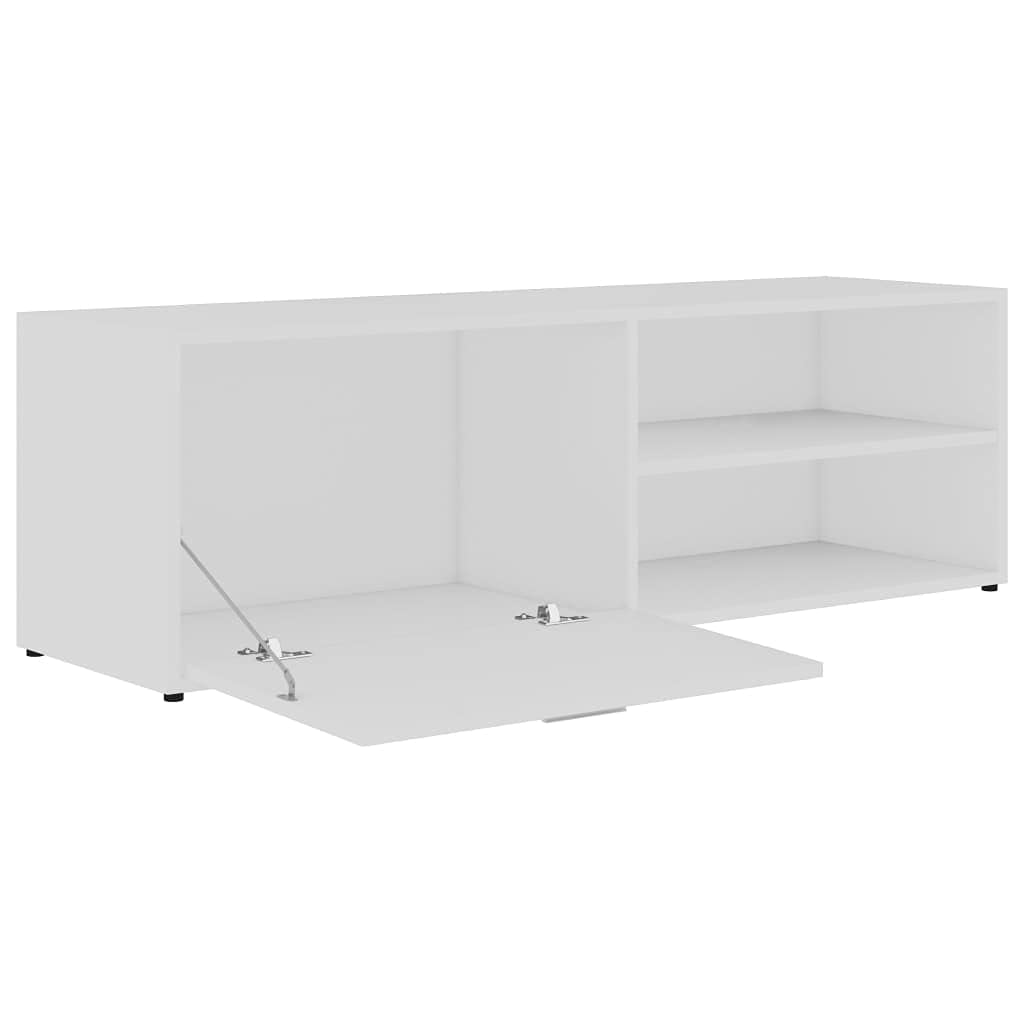 vidaXL Mobile Porta TV Bianco 120x34x37 cm in Legno Multistrato