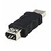 LBSC 2 Pieces Firewire IEEE 1394 6 Pin USB Adapter Firewire to USB Converter for Printer, Digital Camera, PDA, Hard Disk,Scanner