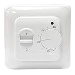 Underfloor Heating Manual Thermostat. Simple to use! Suitable for almost all electric underfloor heating systems. 16Amp