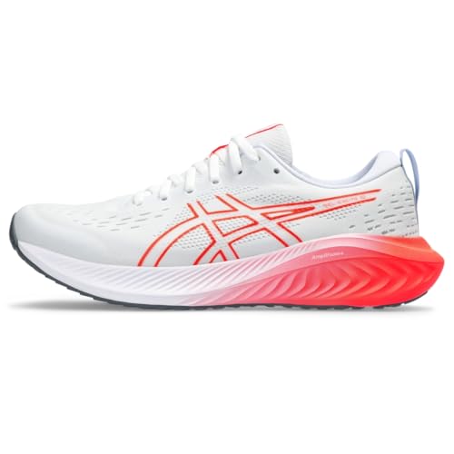 ASICS Men's Gel-Excite 10 Running Shoes, 10, White/Sunrise RED