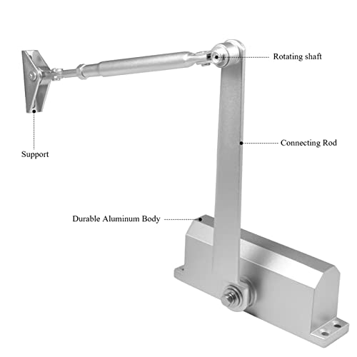 Hold Open Door Closer Applies Regular,Top Jamb Mounting - Image 3