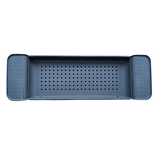 Badewannen-Caddy Badewannenbrett, Grau 55,5–78 cm
