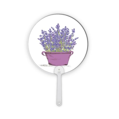 Pot de fleurs en plastique rond violet lavande résistant aux chocs - 2