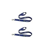Tarja 73, Pack Lanyard de Tela BANDERA y ESCUDO DE ASTURIAS, Cinta Cuello para Credenciales, Teléfono o Llaves, Comunidad Autónoma de Asturies, 2 Unidades