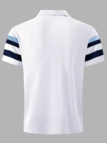 Image of Noble Monk Men's Regular Fit Polo Neck T-Shirt | Half Sleeve | Casual T-Shirt