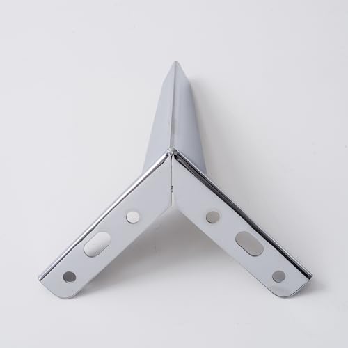 IPEA 4 Patas para Sofás y Muebles Modelo Jazz – Juego de 4 Patas de Hierro para Sillones y Hogar – Diseño Moderno y Elegante – Color Cromado – Altura 135 mm