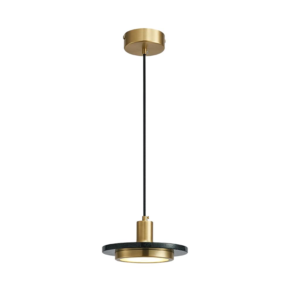 Plafonnier en marbre blanc de haute qualité et structure fer forgé - 6