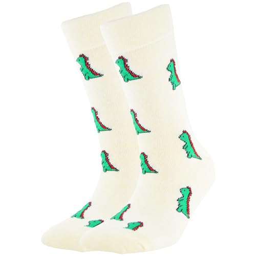 Socks Tunnel Gurken Gemusterte Bunte Socken (DE/NL/SE/PL Numerisch 36 42 Regular Regular Dinosaurier)