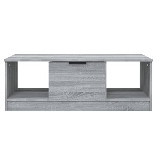 Table Basse Sonoma Gris et Design Industriel pour un Apéritif Convivial - 4