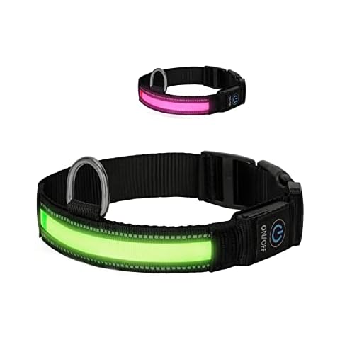 Collar LED Nobleza para perros con 3 modos de luz Cover