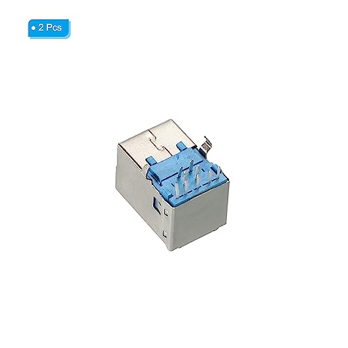 Conector USB 3.0 Tipo B Hembra 9 Pines Ángulo 90° Pack 2 miniatura 3
