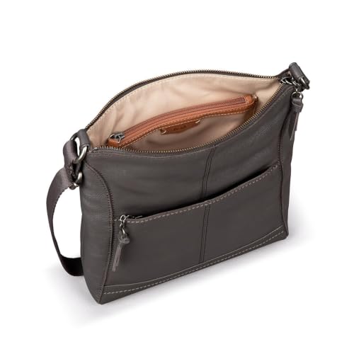 Image of The Sak Lucia Leather Crossbody Purse, Zipper Closure with Adjustable Strap