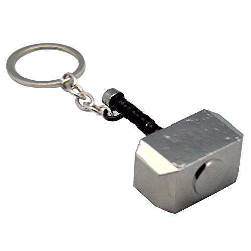 Desconocido Llavero 3D Martillo Thor Marvel, Multicolor, 14 cm