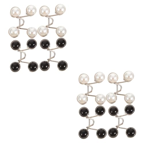 TOVINANNA 8 個 爪なし ボタン 細い ウエスト ボタン ズボン ボタン ジーンズ ボタン 丈夫 ジーンズ バックル パンツ ウエスト 締め具 ウエスト 調整 供給 パンツ クリップ 用 ウ