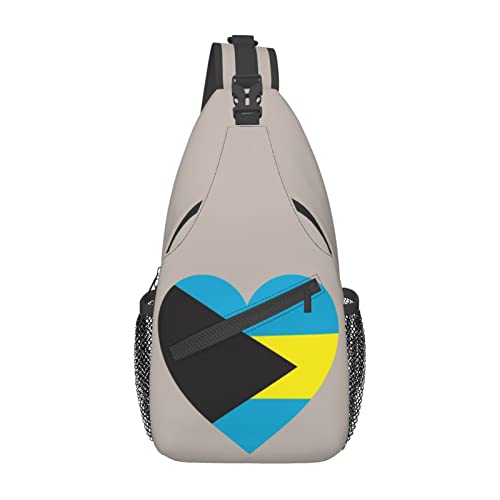 Mochila bandolera unisex negra compacta y resistente miniatura 2
