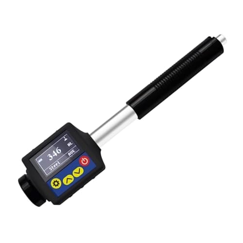 Pen-Type Hardness Tester, Digital Metal Hardness Tester for Stainless Steel Range Durometer (Size : Black)