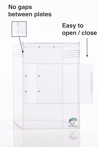 Ectotherm JENC2024 Jumping Spider Enclosure, Jumping Spider Habitat, Spider Terrarium Kit, Jumping Spider Enclosure Accessories, Spider Cage, Bug Terrarium, Insect Terrarium, Snail Habitat, Arboreal Tarantula Enclosure thumb #6