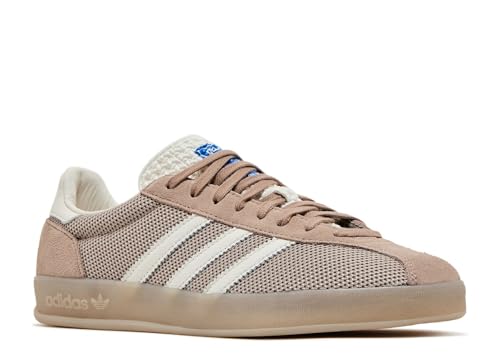 Image of adidas Gazelle Indoor Pro Men's Shoes, Brown /Shock Yellow /Charcoal, Size 9.5