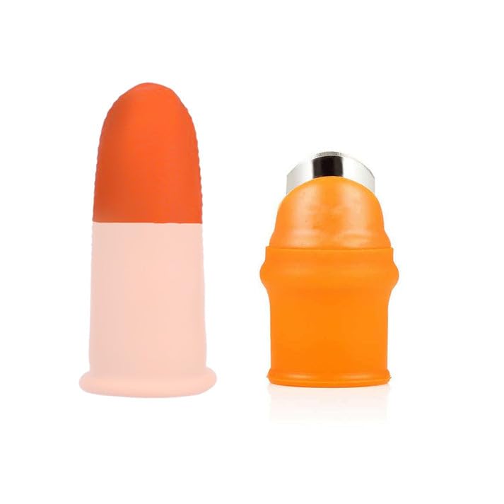 Garth Vegetable Thumb Cutter and Tool with Effective Sharp Cutting Blade System for Fast and Safe Chopping, Peeling, Slicing Vegetables and Fruits, Kitchen Cutting Accessory Pack of 5