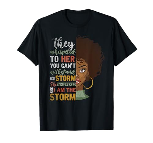 Afro Mujeres Regalo Melanin Black History African American Camiseta