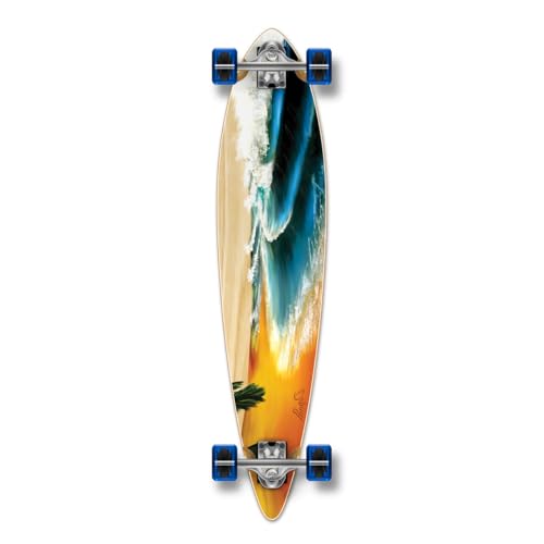 Yocaher Longboard / Skateboard mit besonderer Graphik, komplett,...