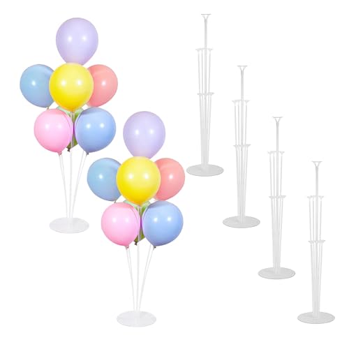 Ballonständer für Luftballons, 6 Sets Luftballon Ständer mit...