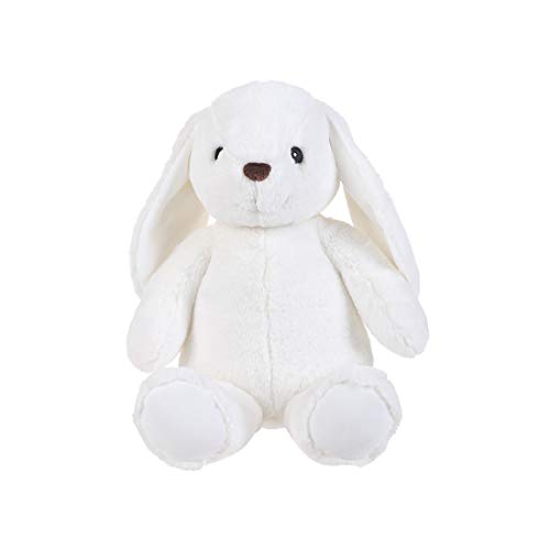 MINISO Lovely Sitting Rabbit Plush Toy (Beige) 11" Pillow for Boy Girls Plushies Stuffed Animal Doll Gift