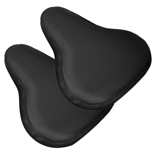 URPIZY Rad Sattelbezug für Fahrrad Sattel, 2er Pack, wasserdicht, passend für Mountainbike und Rennrad, mit Kordelzug, faltbar, einfach zu reinigen, schützt vor Regen UV und Schmutz