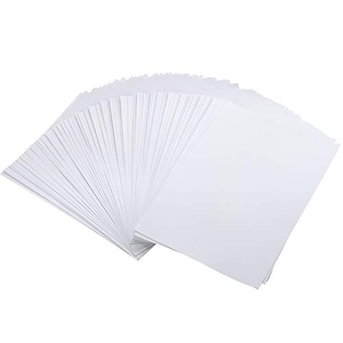 Newbested 100PCS White Watercolor Paper, 100 Rag Cotton