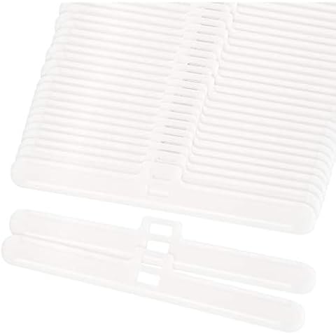 Vertical Blind Top Hangers 3.5inch 89mm (50 Pack) Slats Spare Parts For Repair (50 Pack, 89mm, White) Cover