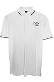 Produkttyp: HEMD Kitaro Polo Poloshirt Shirt Herren Kurzarm Plusgröße Übergröße, Farbe:weiß, Herrengrößen:3XL