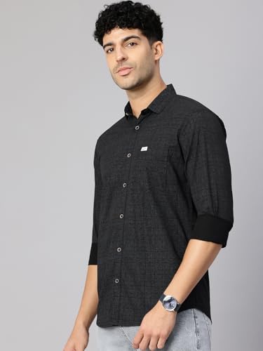 Image of Majestic Man Stylish Geomatric Print Casual Shirt - Pure Cotton| Full Sleeve | Trendy & Comfortable