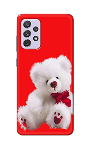 Image of PRINTFIDAA Teddy Bear Love Romantic Valentines Day Dumbo Printed Designer Hard Back Case Cover for Samsung Galaxy A72 -(UO) MVN1001