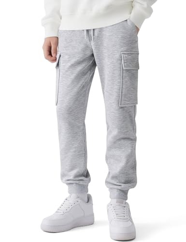 Pantalon de survêtement cargo garçon Auranso avec cordon de serrage et poches