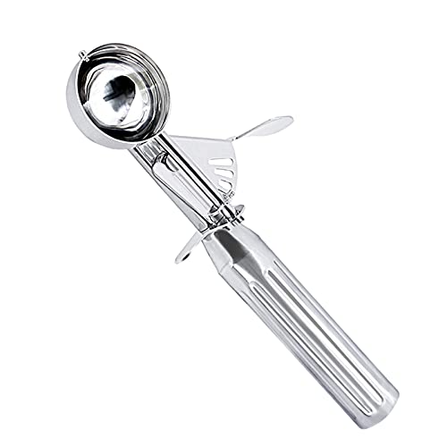 Newness Cucharas de Helado, Cuchara para Helado de Acero Inoxidable, Cookie Cupcake Scooper con Disparador Perfecto para Servir Bolas de Helado, Puré de Patatas, 4.2 cm (1.6 Inches)