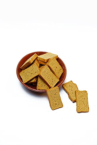 WORTH 2 DEAL Sugar-Free Wheat Rusk | Diabetic-Friendly, No Maida, High-Fibre Snack | Homemade & 100% Natural | 250g