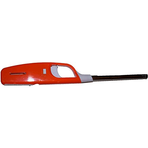 1X Allume Gaz Briquet Electronique Tige Fixe Allume Feu Cheminée Long, Gaz Rechargeable Electrique, Allume Bougie, poêle Feu, Charbon Chicha, Barbecue,Cheminee, Marque Française Longueur 27x4x2,7cm