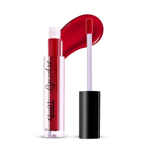 Image of Glam21 Lip Art Non-Transfer Matte Liquid Lipstick | Lightweight, Long-Lasting | Waterproof & Smudge-Proof Lip Colour | Intense Pigment | 3gm -Lip Red-02