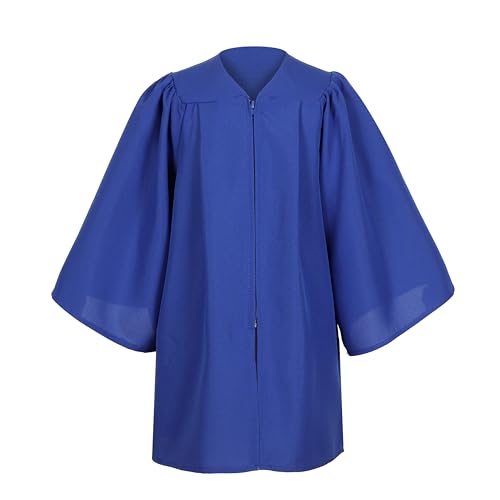 Image of Matte Kindergarten Preschool Graduation Gown and Cap Set with Year Tassel for Kids