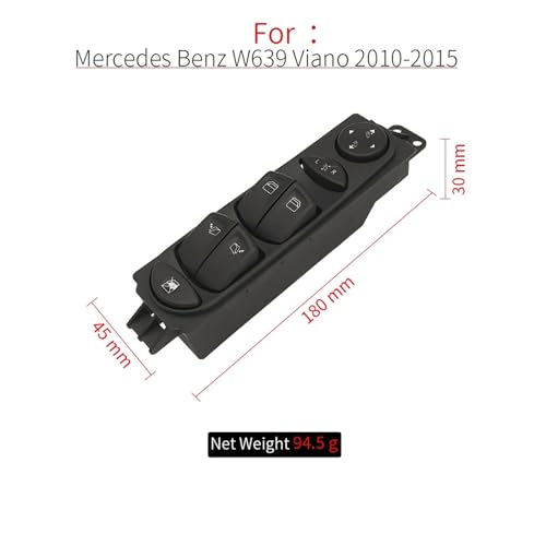 Interruptor de ventanilla W639 mando elevalunas principal de coche 4