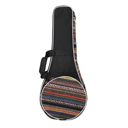 Housse mandoline tissu rembourré avec bretelles confort et pochette