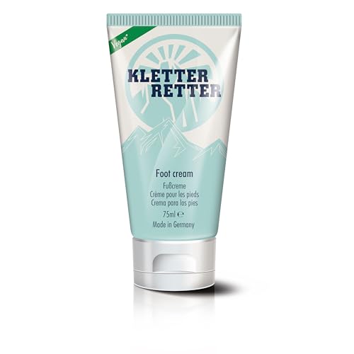 KletterRetter Fußcreme 75ml - für trockene Füße - mit 10% Urea, Panthenol und Ectoin