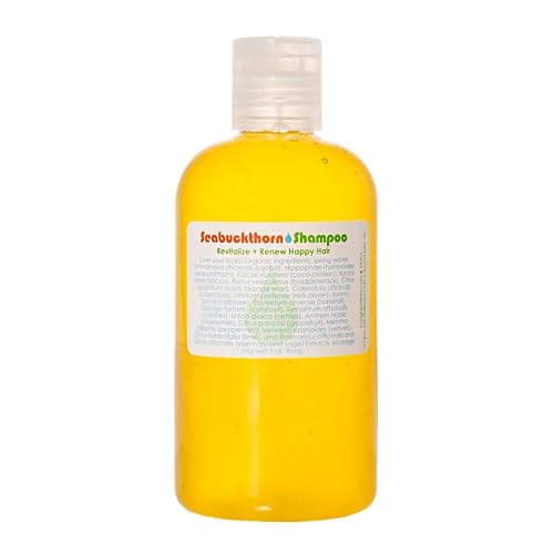 LIVING LIBATIONS - Organic Seabuckthorn Shampoo | Natural, Wildcrafted Clean Beauty (8 fl oz | 240 ml)